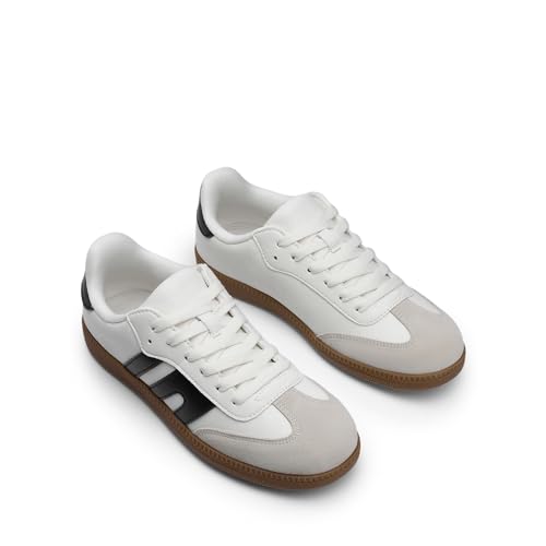 DREAM PAIRS Women's Tennis Sneakers Walking Flat Low-Top Casual Lace-Up Comfortable Nia Fashion Sneakers Shoes - Image 5