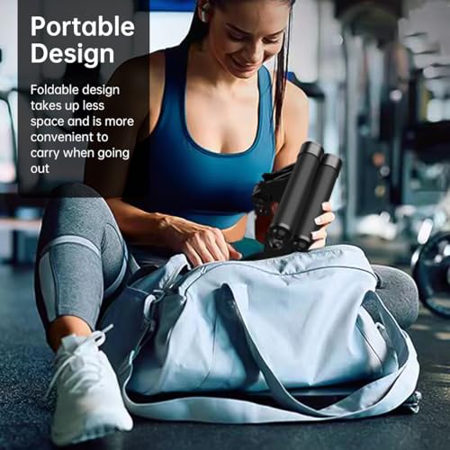 Double D Row,V Bar Landmine Handle Attachment for Barbell Bar, Handle Cable Attachment for Weight Workout with Non-Slip Rubber Handle, Fits Olympic Bars Strength Training Bars,Black - Image 6