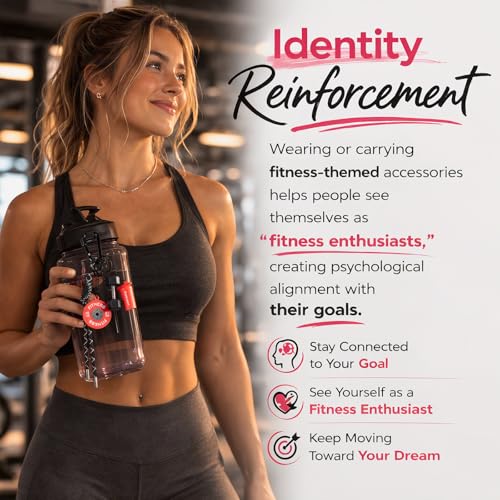 Dumbbell & Weights Keychain, Bag Purse Charms Gift for fitness Women and Men, Cute Mini Car Key Chains for Gym - Image 5