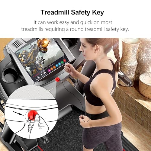 EEEKit Treadmill Magnet Safety Key, Universal Treadmill Key Replacement, Magnetic Emergency Stop Compatible with Image Reebok Epic Golds Gym Freemotion Healthrider Running Machine - Image 7