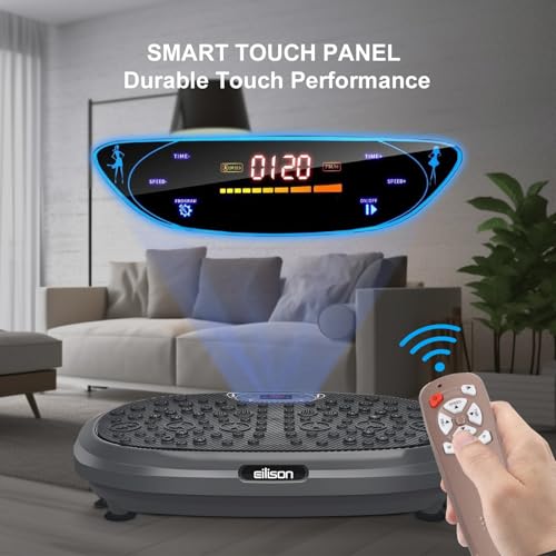 EILISON FitMaxx 3D XL Vibration Plate Exercise Machine - Whole Body Workout Vibration Platform w/Loop Bands - Lymphatic Drainage Machine for Weight Loss, Shaping, Wellness, Recovery - Image 5