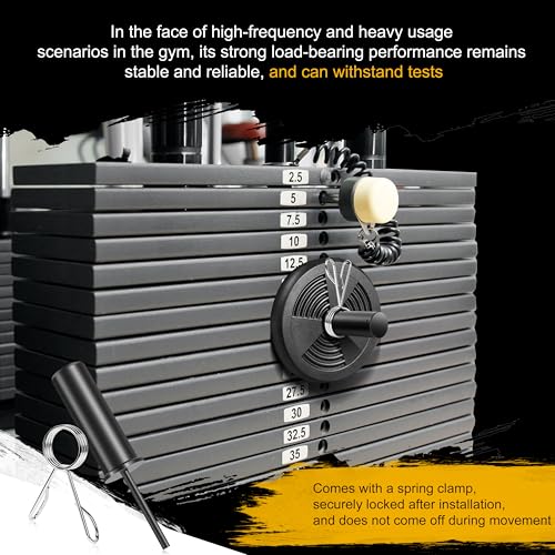 EVERYMATE Weight Stack Pin, Gym Pins for Weight Stack Machine, Weight Stack Extender Pin for Commercial Gym and Home Gym, Strength Training Equipment Attachments - Image 8