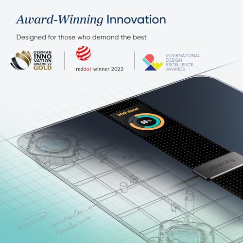 Etekcity FSA&HSA Eligible Smart Scale for Body Weight Fat, Digital Weighing Machine for Accurate BMI Muscle Mass Composition, Apple Health Compatible Fitness Equipment,TFT,Tempered Glass,Black - Image 3