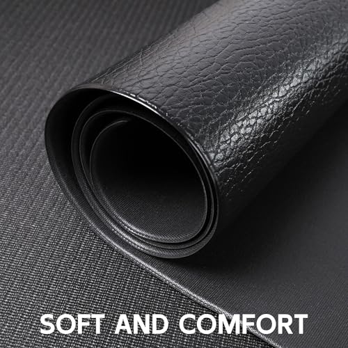 Exercise Equipment Mat for Bike, Treadmill, Elliptical, Yoga - 90" x 40" Non Slip Bike Trainer Mat for Stationary Spin Bike Indoor Outdoor, High Density Workout Floor Protector Mat - Image 4