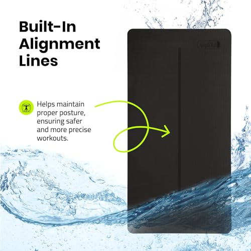 Extra Wide Yoga Mat for Men Women (72"L x 36"W) Non Slip Fitness & Exercise Mat with Alignment Marks for Yoga, Pilates, Floor Workouts - Image 5