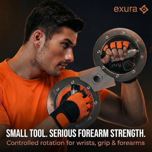 Exura Forearm Exerciser Burn Machine – Boxing Arm Rotation Trainer with Adjustable Resistance for Shoulder Mobility, Rehab & Physical Therapy, Forearm & Titan Strength Training - Image 5
