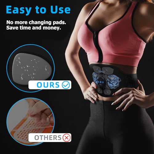 FDA Cleared ABS Stimulator Muscle Toner - Next Gen Ultra AB Toning Belt for Abdominal Belly Fat, Portable Tactical Stomach Trainer Machine, Vital Flex Core Workout Home Gym Fitness - Image 3
