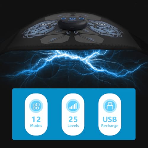 FDA Cleared ABS Stimulator Muscle Toner - Next Gen Ultra AB Toning Belt for Abdominal Belly Fat, Portable Tactical Stomach Trainer Machine, Vital Flex Core Workout Home Gym Fitness - Image 5