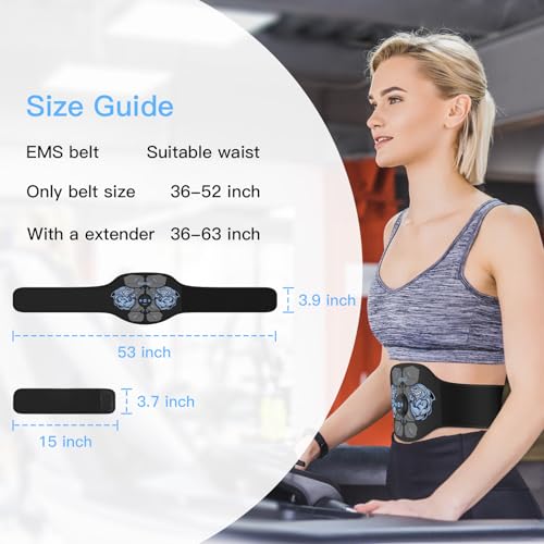 FDA Cleared ABS Stimulator Muscle Toner - Next Gen Ultra AB Toning Belt for Abdominal Belly Fat, Portable Tactical Stomach Trainer Machine, Vital Flex Core Workout Home Gym Fitness - Image 7