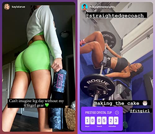 FITGIRL - Squat Pad and Hip Thrust Pad for Leg Day, Barbell Pad Stays in Place Secure, Thick Cushion for Comfortable Squats Lunges Glute Bridges, Olympic Bar and Smith Machine - Image 4