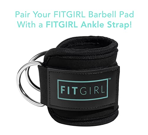FITGIRL - Squat Pad and Hip Thrust Pad for Leg Day, Barbell Pad Stays in Place Secure, Thick Cushion for Comfortable Squats Lunges Glute Bridges, Olympic Bar and Smith Machine - Image 6