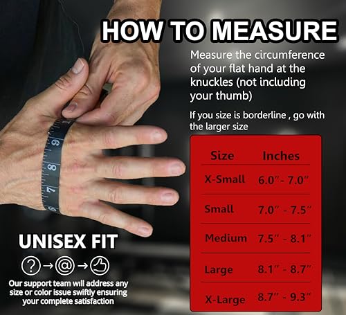 FITNESS FORCE Breathable Workout Gloves for Men and Women, Padded Weight Lifting Gloves with Full Palm Protection for Grip, Exercise, Cycling, Gym, Fitness Training - Image 5