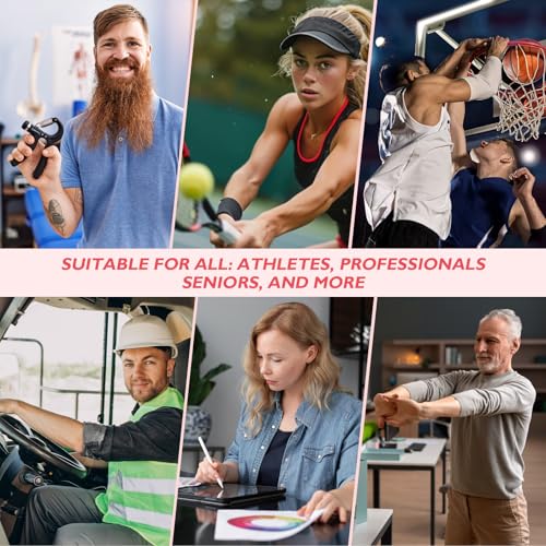 FitBeast Grip Strengthener Forearm Strengthener, Adjustable Hand Grip Strengthener for Strength Training & Rehabilitation, 10-132 lbs Resistance, Ideal for Athletes and Physical Therapy (1 Piece) - Image 7