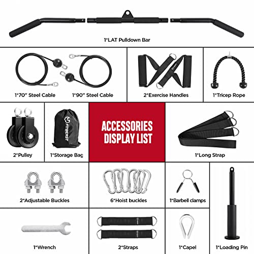 FitBeast Pulley System Gym, Cable Weight Pulley System for Gym LAT Pulldown, Biceps Curl Workout, Ideal Home Gym Equipment for Forearm, Shoulder, Strength Training - Image 6
