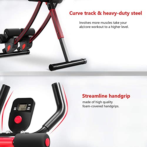 Fitlaya Fitness ab machine, ab workout equipment for home gym, Height Adjustable ab trainer, foldable fitness equipment. - Image 7