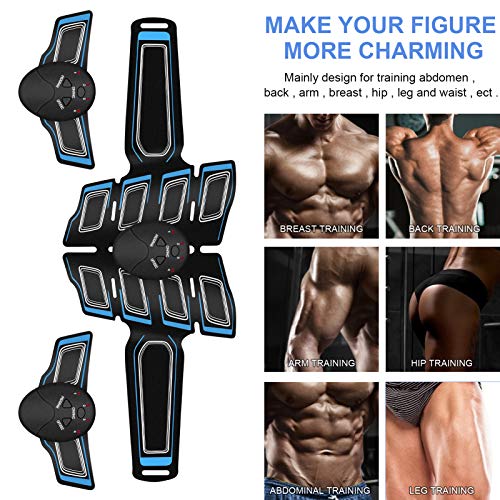 Fitness Belt Abs Stimulator Muscle Training Fitness Workout Equipment Ab Core Toner Belt for Abdominal/Arm/Leg for Home Use - Image 3