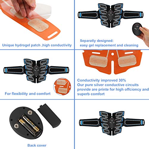 Fitness Belt Abs Stimulator Muscle Training Fitness Workout Equipment Ab Core Toner Belt for Abdominal/Arm/Leg for Home Use - Image 4