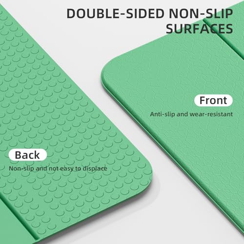 Folding Yoga Mat Extra Thick 0.4 Inch, TPE Exercise Mat 75 x 26 Inches, 7-Panel Non Slip Cushioned Fitness Mat for Yoga, Pilates, Stretching, Home Workout - Image 4