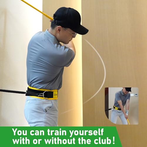 GAIARENA Golf Core Strength Trainer Swing Power Training Equipment, Golfing Exercise Resistance Bands Indoor Golf Fitness Equipment to Improve Speed Strength Flexibility Rotation Swing Posture - Image 7