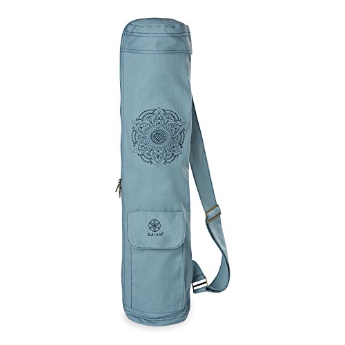 Gaiam Cargo Yoga Mat Bag, Full-Zipper Yoga Mat Carrier with Adjustable Strap, Front & Exterior Phone Pocket with Earbuds Slit, Stylish & Functional Fitness Mat Holder for Women & Men - Image 3