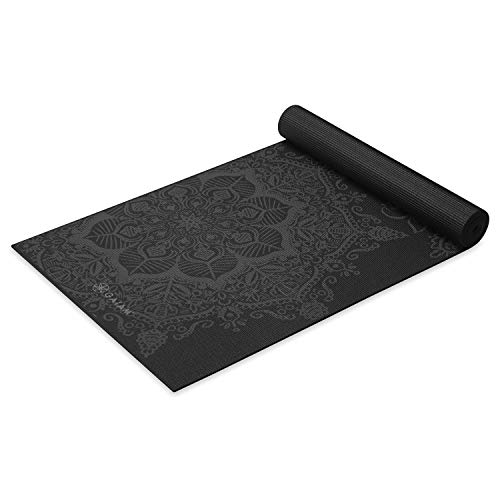 Gaiam Yoga Mat - Premium 6mm Print Extra Thick Non Slip Exercise & Fitness Mat for All Types of Yoga, Pilates & Floor Workouts (68"L x 24"W x 6mm Thick) - Image 2