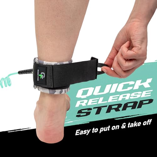 Gradient Fitness Ankle Surfboard Leash, Leash for Boogie Boards, Paddle board (SUP) & Surf boards - Image 5