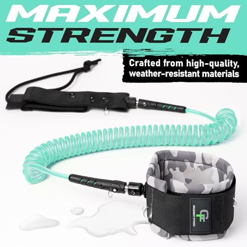 Gradient Fitness Ankle Surfboard Leash, Leash for Boogie Boards, Paddle board (SUP) & Surf boards - Image 7