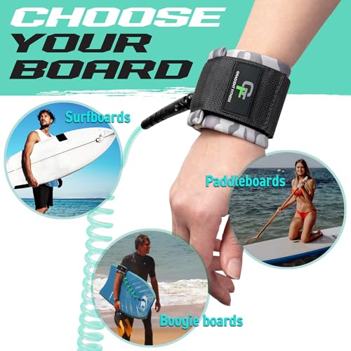 Gradient Fitness Ankle Surfboard Leash, Leash for Boogie Boards, Paddle board (SUP) & Surf boards - Image 8