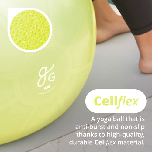 Greater Goods Yoga Ball Anti-Burst Exercise Ball for Pilates, Stability, Pregnancy & Workouts, Includes Pump, in Multiple Sizes and Colors - Image 5