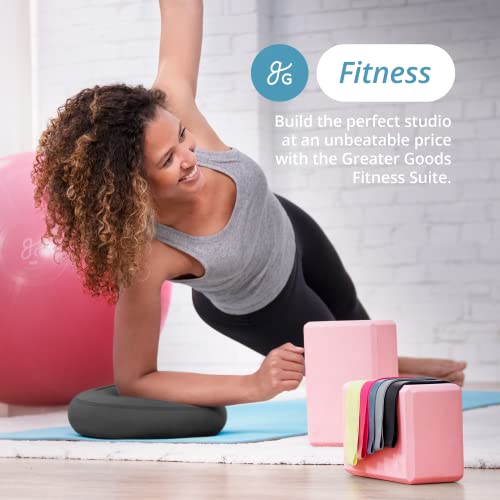 Greater Goods Yoga Ball Anti-Burst Exercise Ball for Pilates, Stability, Pregnancy & Workouts, Includes Pump, in Multiple Sizes and Colors - Image 7