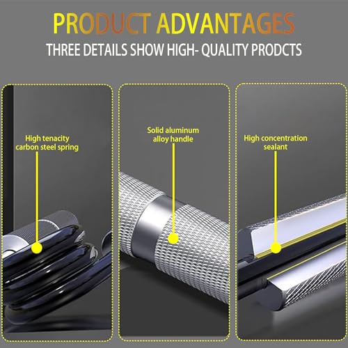 Grip Strength Trainer Set,50-300LB Hand Grip Strengthener,Hand Forearm strengthener 6 Pack, Workout equipment,Strength Training Exercisefor Hand Arm Forearm Wrist Finger - Image 7