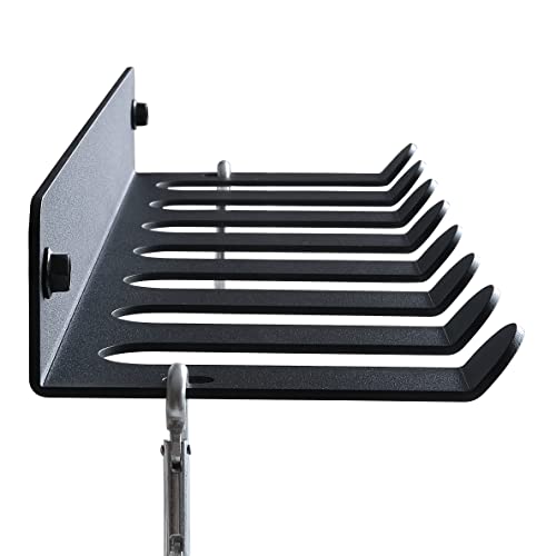 Gym Storage Rack Resistance Band Rack Wall Mount Barbell Rack Heavy Duty Home Gym Storage Rack for Gym Equipment, Exercise Bands, Lifting Belts and Jump Ropes, Gym Accessories - Image 6