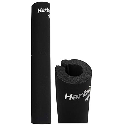 Harbinger NeoTek Foam Core Bar Pad, Standard 14" & Olympic 16" for Squats, Lunges, Hip Thrusts, Weightlifting - Image 3