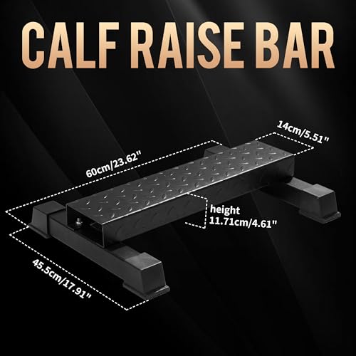 Heavy Duty 4-in-1 Calf Raise Machine & Squat Wedge Board - Anti-Slip Steel Calf Raise Block, Calf Stretcher, Foot Wedge for Home Gym, Calf and Leg Workout Equipment - Image 4