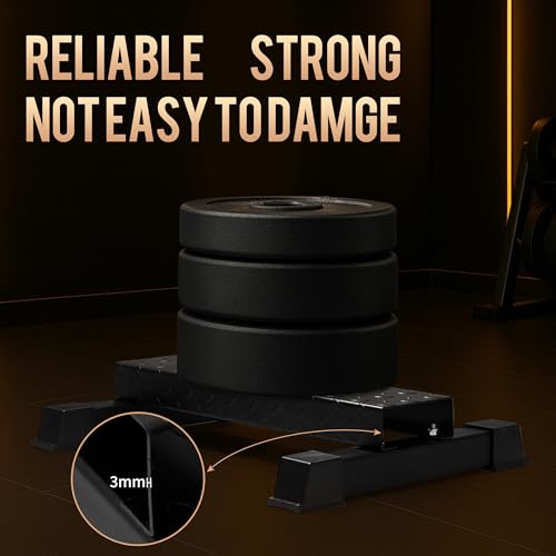 Heavy Duty 4-in-1 Calf Raise Machine & Squat Wedge Board - Anti-Slip Steel Calf Raise Block, Calf Stretcher, Foot Wedge for Home Gym, Calf and Leg Workout Equipment - Image 5