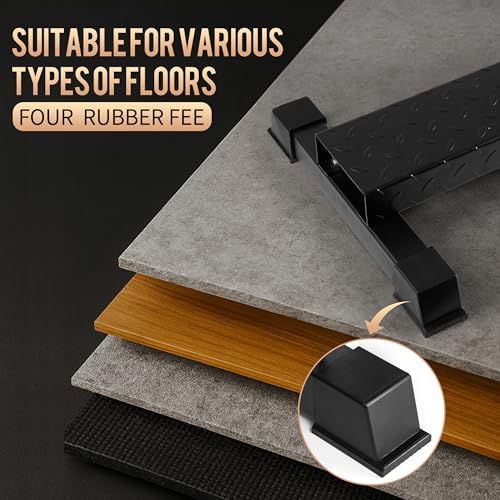 Heavy Duty 4-in-1 Calf Raise Machine & Squat Wedge Board - Anti-Slip Steel Calf Raise Block, Calf Stretcher, Foot Wedge for Home Gym, Calf and Leg Workout Equipment - Image 6