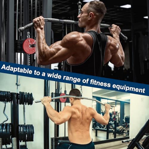 Heavy-Duty Black Weight Stack Pin Extender for Home Gym & Commercial Cable Machines, High-Strength Steel with Spring Clip Collar, 133LBS Max Load, Fits 2" Olympic Weight Plates - Image 7