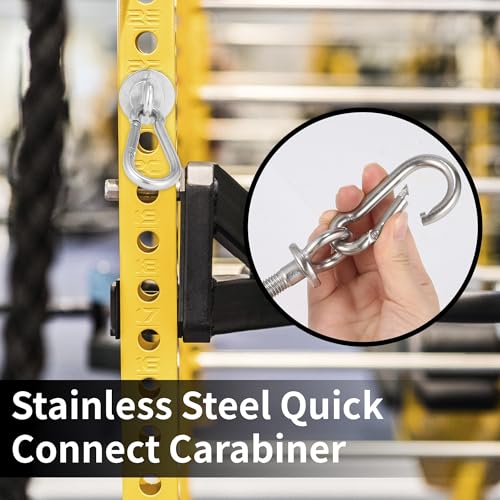 Heavy-Duty Power Rack Attachments, Quick-Install Home Gym Accessories for 2x2, 2x3 & 3x3 Power Racks, Fits 1/2", 5/8" & 1" Holes - Image 7