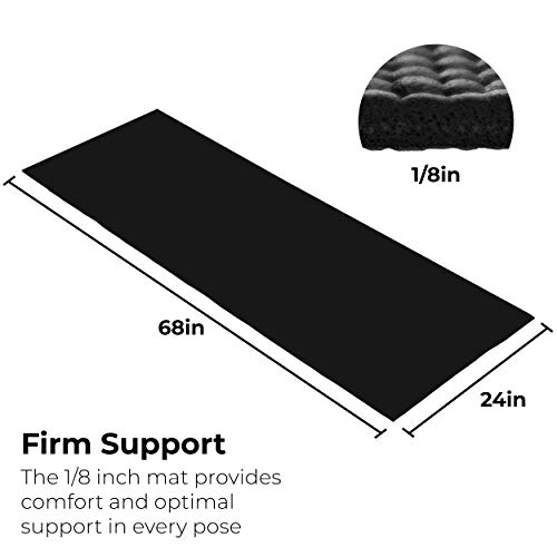 Hello Fit 10-Pack Yoga Mat, 68" x 24" Non Slip Exercise Mat, 4mm Thick Gym Mat for Fitness and Stretching, Bulk Non Toxic Yoga Mats for Schools and Studios - Image 5