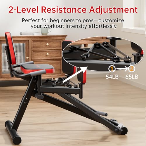 Hip Abductor Machine for Home Gym | Glute & Thigh Exercise Equipment, Outer Thigh Sculpting, Glute Machine for Women, Leg Abductor Machine, Booty Builder for Butt Workout - Image 5