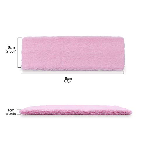 INNOLIFE 15 PCS Ultra Thin Sweatband for Women, Yoga Headbands, Soft Cotton Sweatbands Fabric Headbands for Indoor Outdoor Yoga Exercise Fitness - Image 3