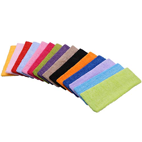 INNOLIFE 15 PCS Ultra Thin Sweatband for Women, Yoga Headbands, Soft Cotton Sweatbands Fabric Headbands for Indoor Outdoor Yoga Exercise Fitness - Image 6