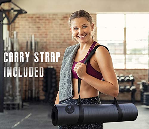 IUGA Pro Yoga Mat Non Slip Pilates Mat Anti-tear Eco Friendly Hot Yoga Mat with SGS Certified Material Free Carrying Strap Included - Image 5