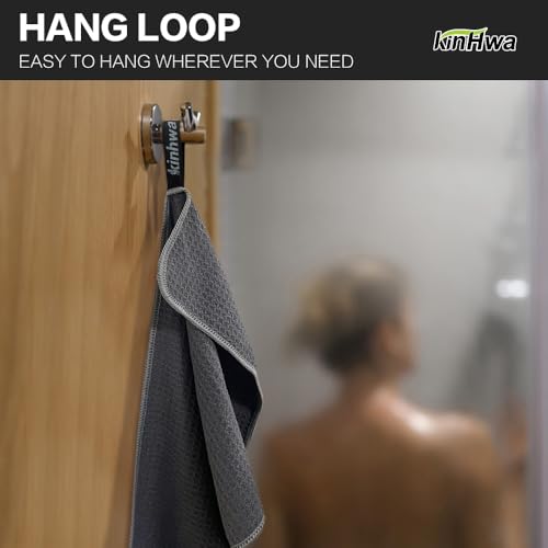 KinHwa Gym Towels - Absorbent Wicking Workout Towels, Quick Dry & Compact, Ideal for Yoga, Fitness, Treadmill or Indoor Bike - Image 6