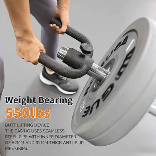 Landmine Handle (550LB Max) for T Bar Row Attachment, Heavy Duty Barbell Row Attachment for 2 Inch Olympic Bar, Pro TBar Row Handle, Landmine Row Attachment, Barbell Attachments - Image 6