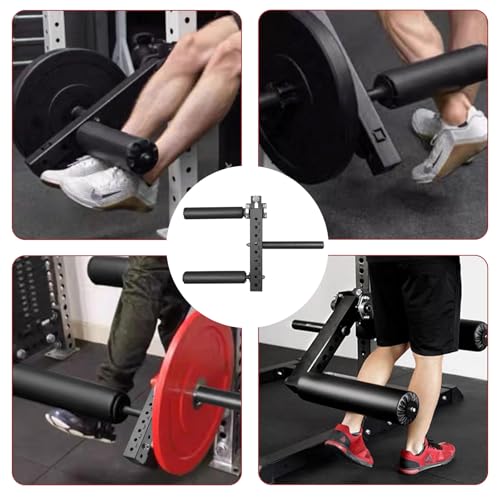 Leg Extension Attachment for Rack: Adjustable Seated Leg Extension & Curl Machine Suitable for Power Racks with 26mm/1in Hole - Image 8