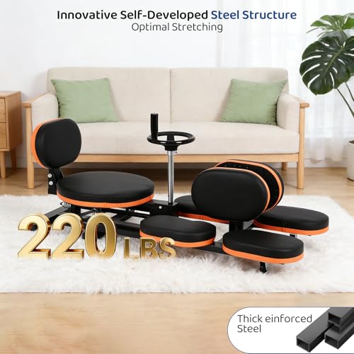 Leg Stretcher,220lbs Heavy Leg Stretch Machine,200° Adjustable Split Machine for Ballet,Home Gym Leg Stretching Training Machine, Suitable for Ballet, Dance, Yoga, Home Gym Dedicated - Image 3