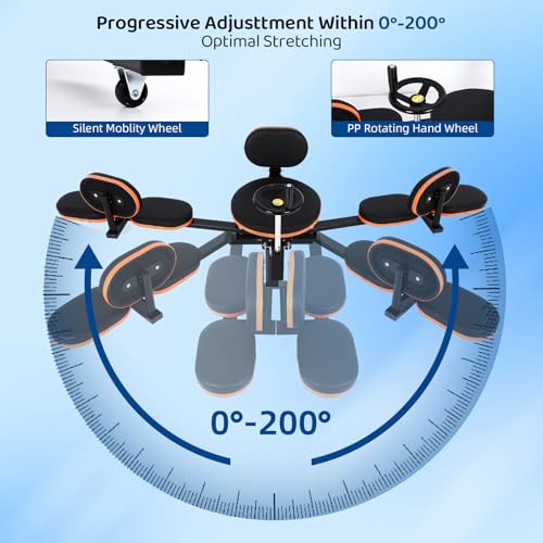 Leg Stretcher,220lbs Heavy Leg Stretch Machine,200° Adjustable Split Machine for Ballet,Home Gym Leg Stretching Training Machine, Suitable for Ballet, Dance, Yoga, Home Gym Dedicated - Image 4