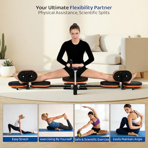 Leg Stretcher,220lbs Heavy Leg Stretch Machine,200° Adjustable Split Machine for Ballet,Home Gym Leg Stretching Training Machine, Suitable for Ballet, Dance, Yoga, Home Gym Dedicated - Image 6