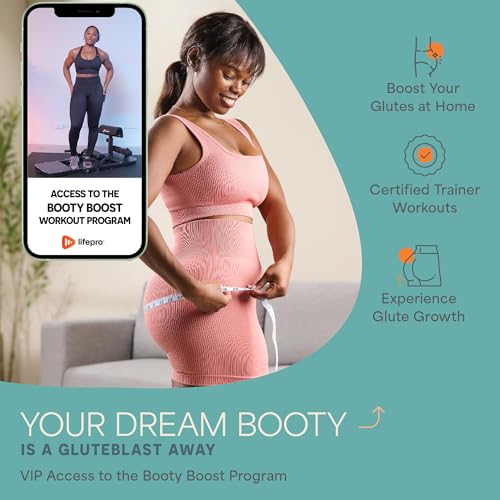 Lifepro Hip Thrust Machine – Adjustable Glutes Workout Equipment for Home – GluteBlast Foldable Booty Builder, Sissy Squat Machine, Thrust Glute Bench, Home Gym Glute Workout - Image 3